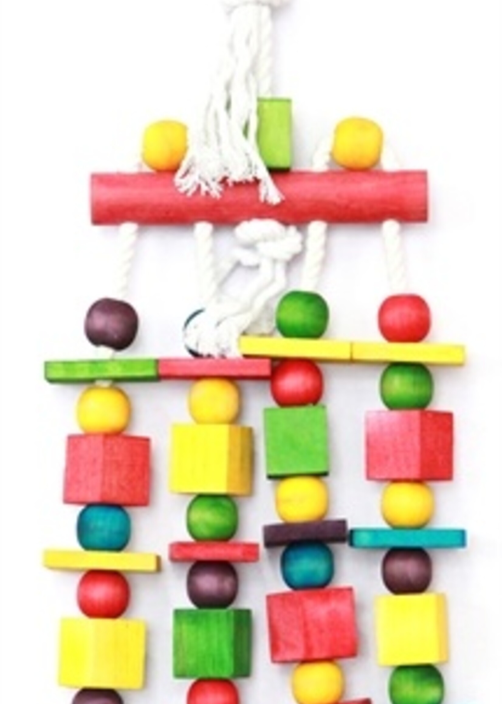 Happy pet Happy pet speelgoed block n beads papegaai