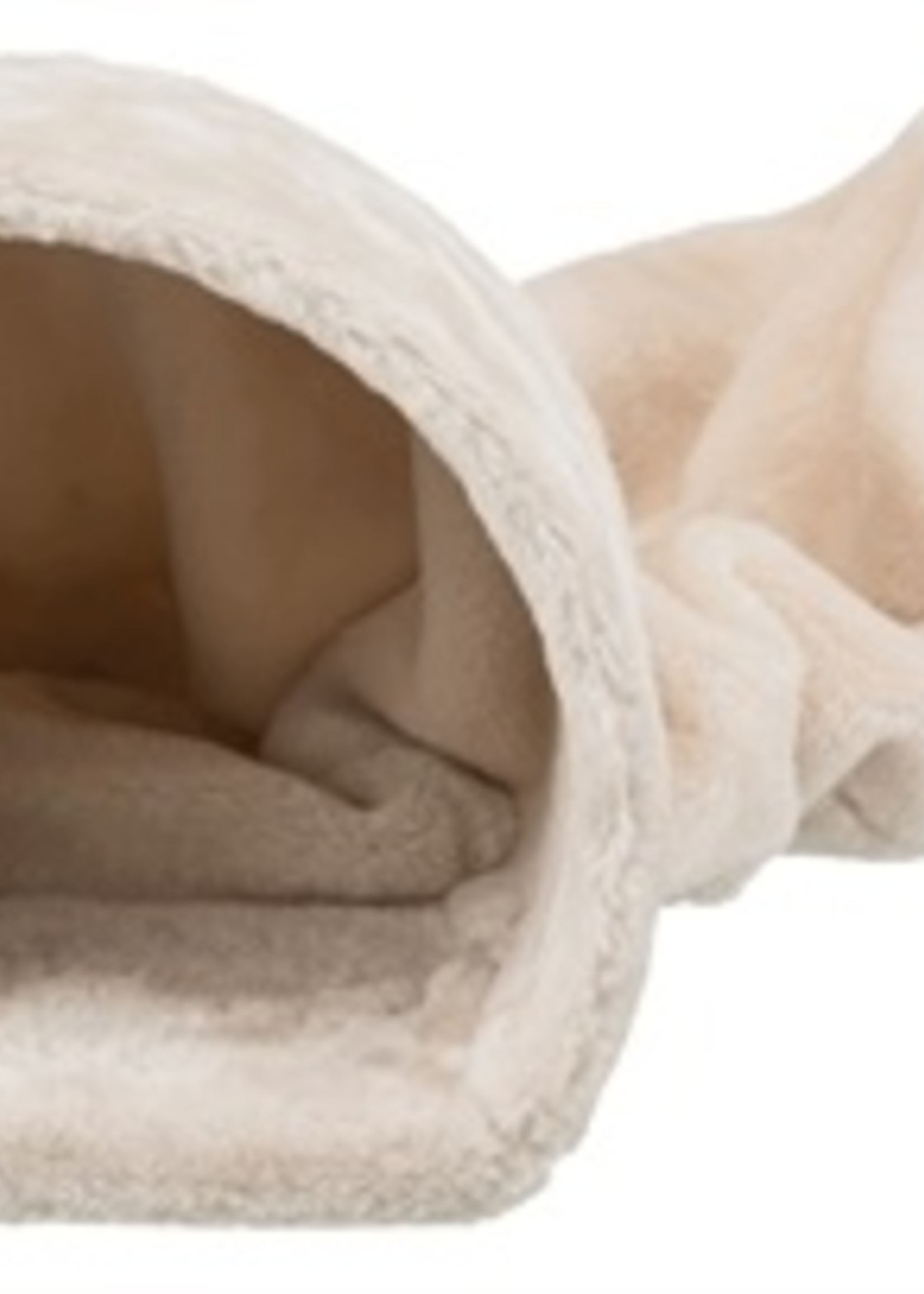 Trixie Trixie speeltunnel konijn / cavia pluche beige