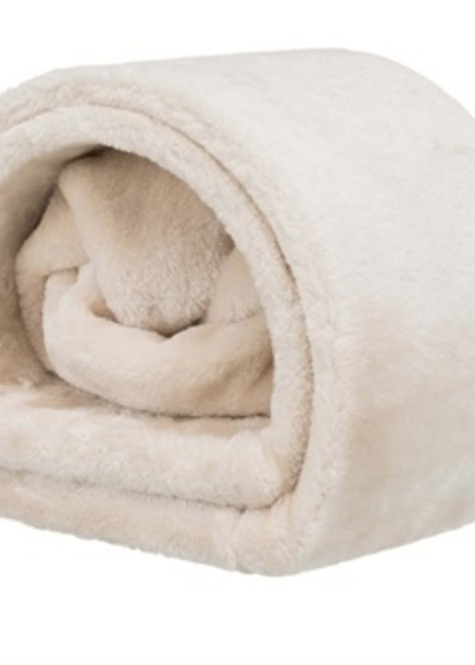 Trixie Trixie speeltunnel konijn / cavia pluche beige