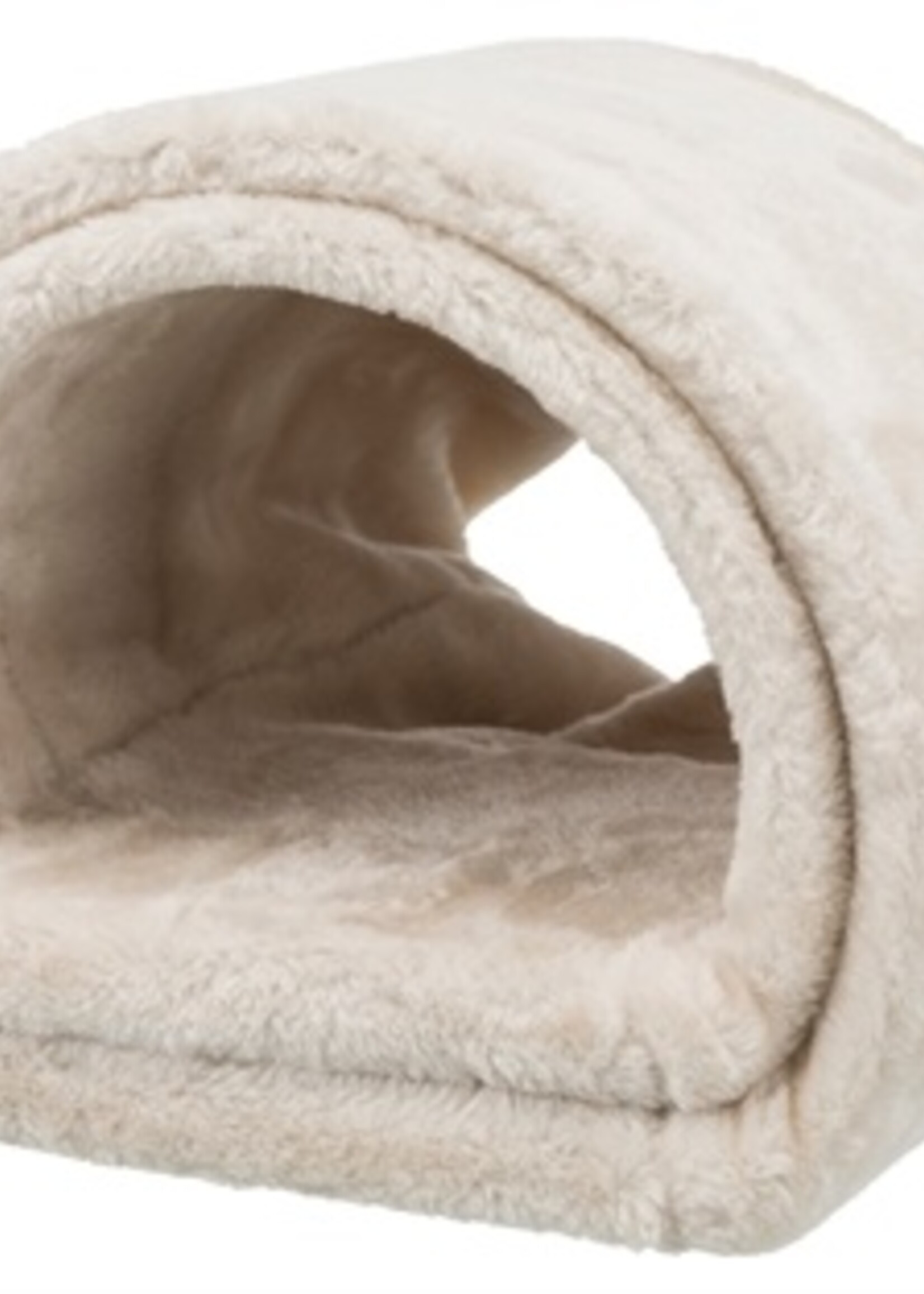 Trixie Trixie speeltunnel konijn / cavia pluche beige