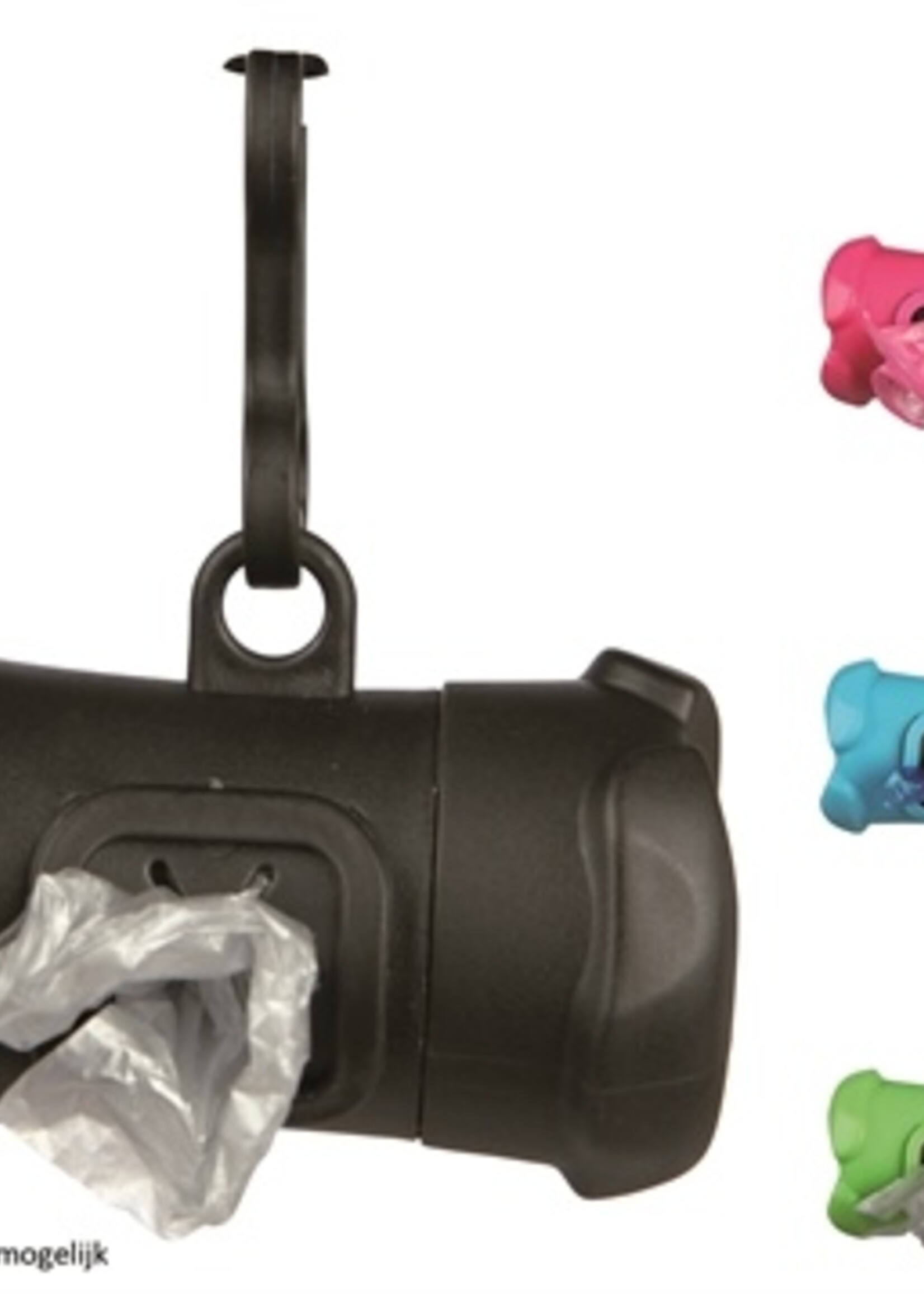 Trixie Trixie poepzakhouder botvorm met poepzakjes assorti