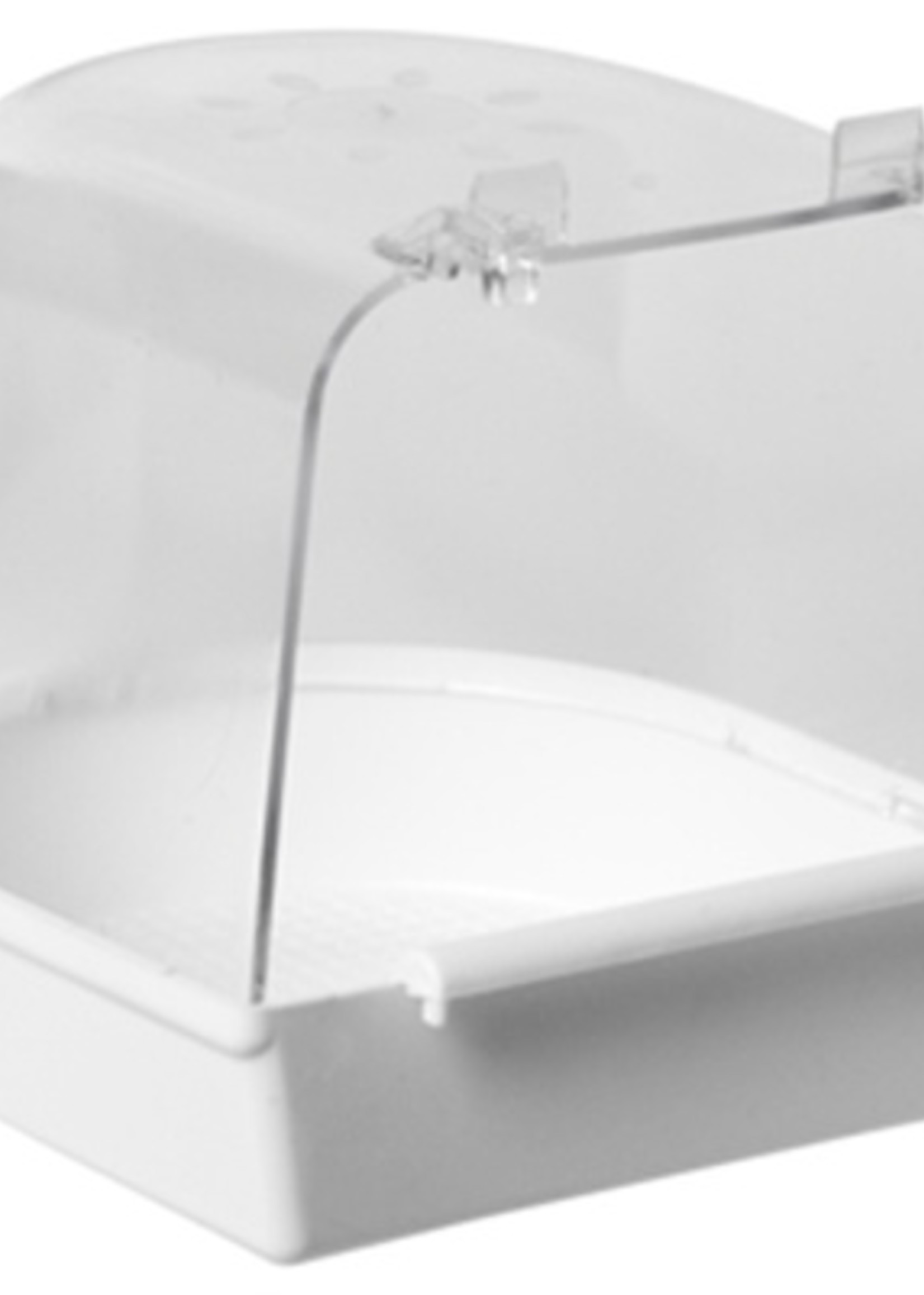 Merkloos Vogelbad groot model wit