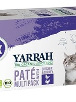 Yarrah Yarrah cat alu pate multipack chicken / turkey