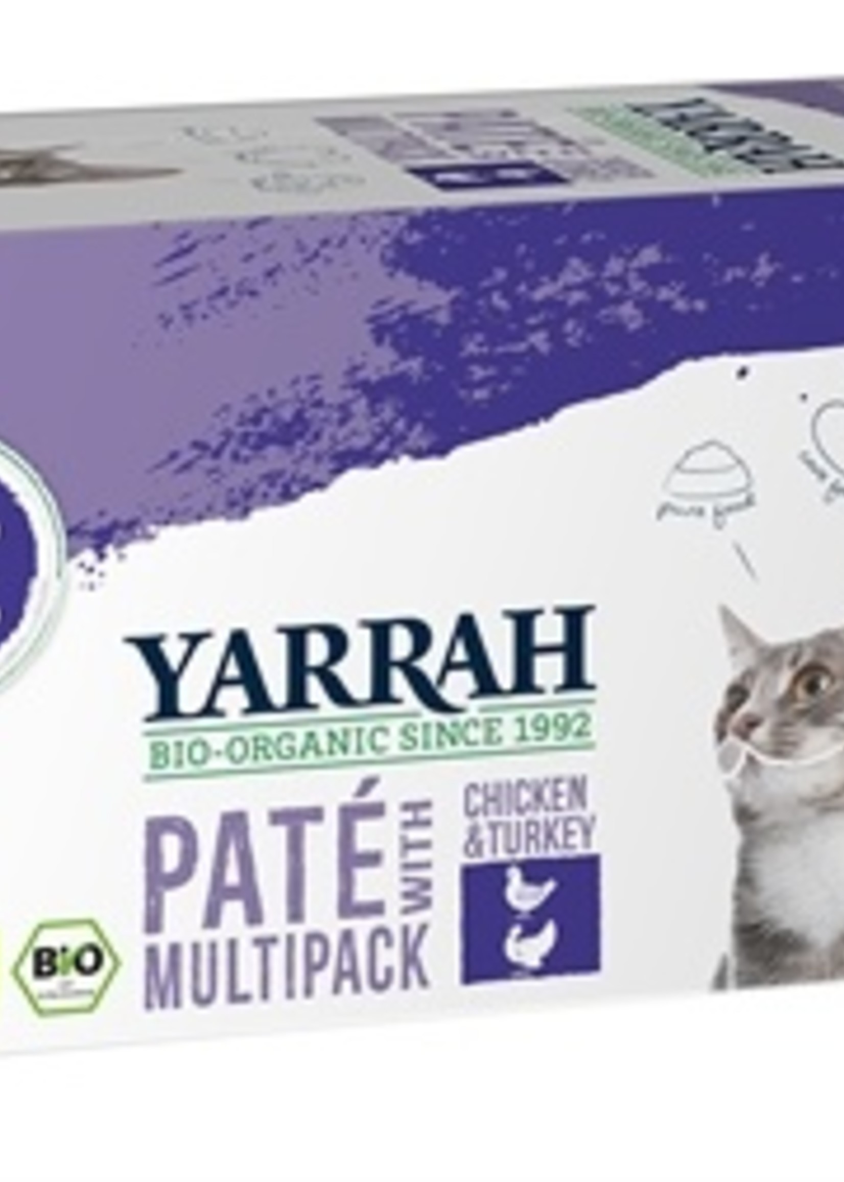 Yarrah Yarrah cat alu pate multipack chicken / turkey
