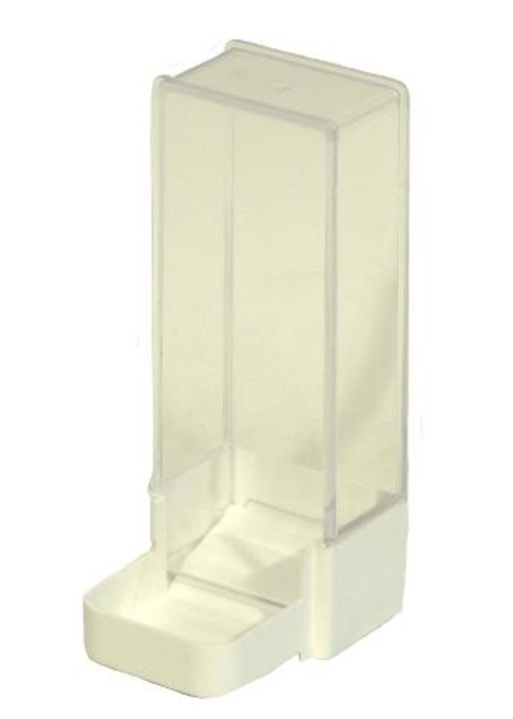 Merkloos Agapornide voersilo wit