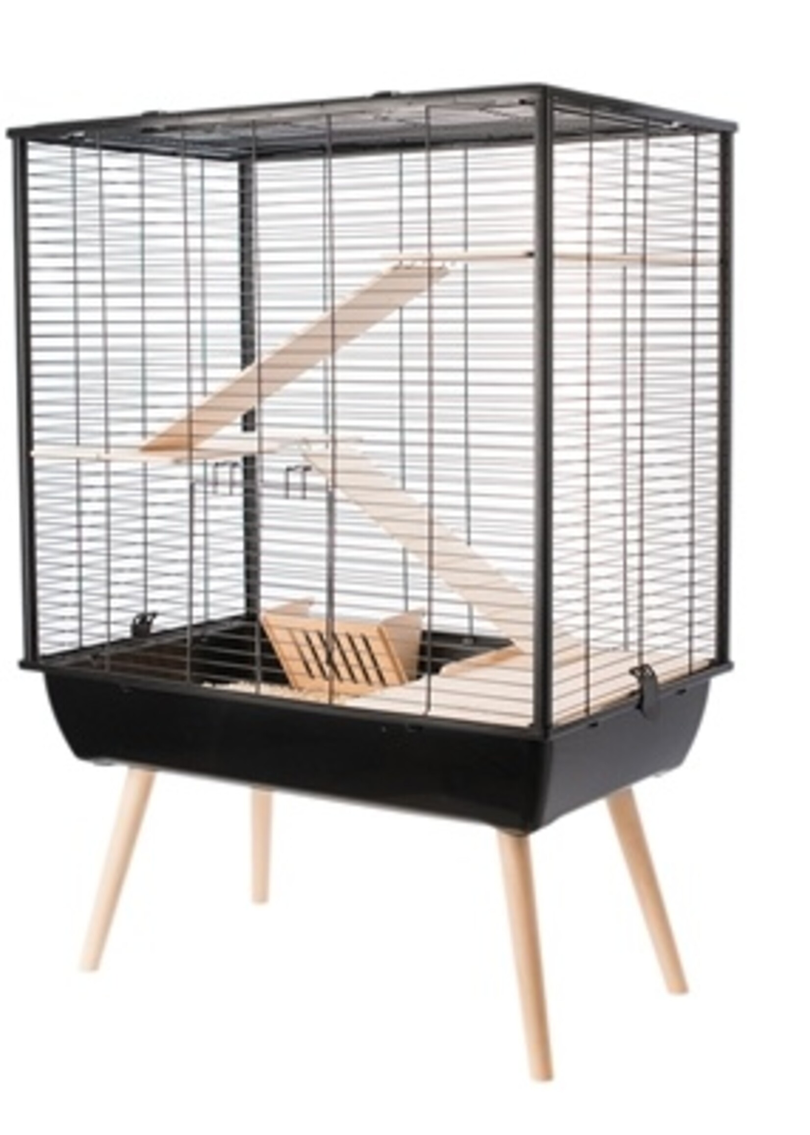 Zolux Zolux neo cosy knaagdierkooi large zwart