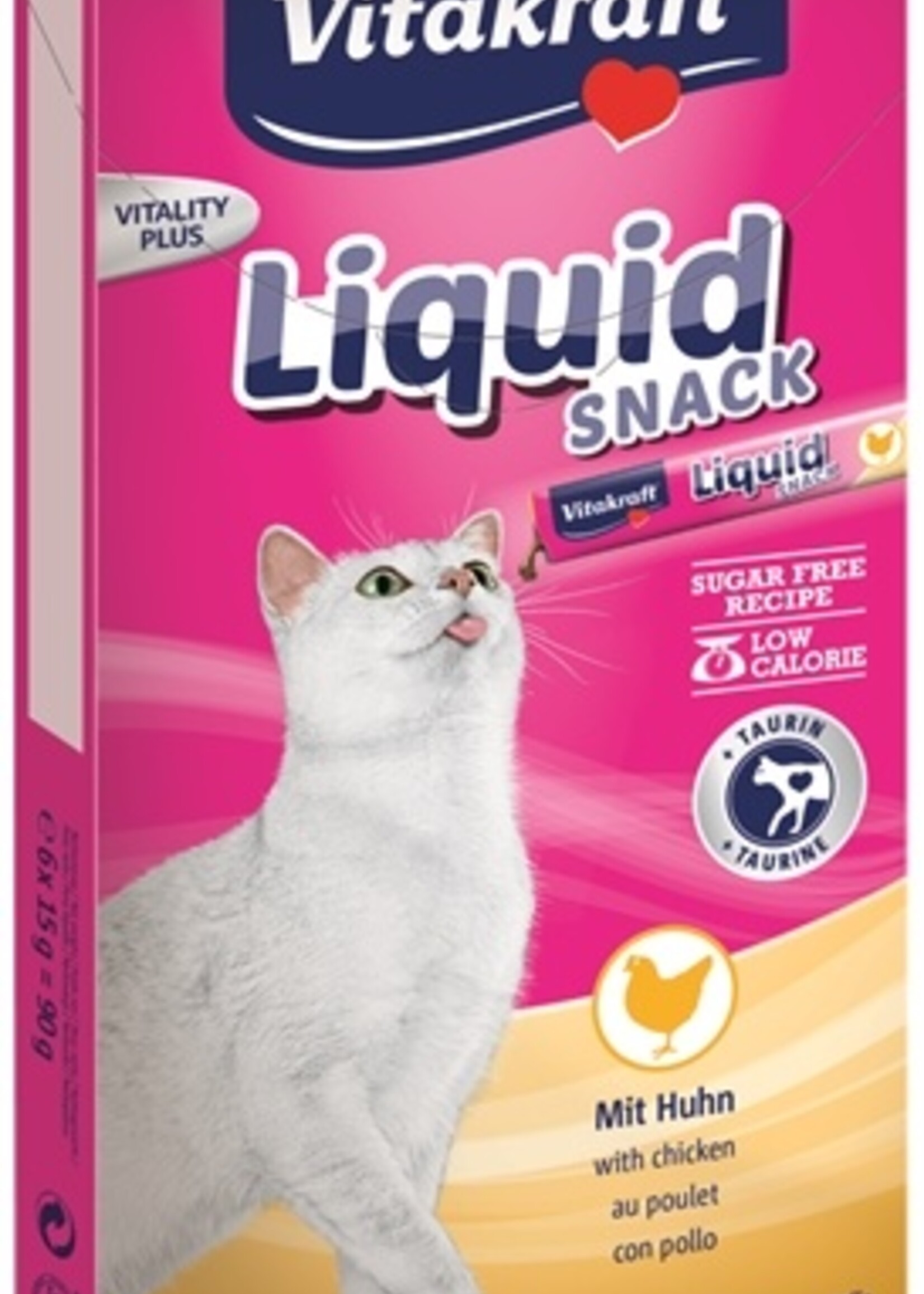 Vitakraft Vitakraft cat liquid snack kip & taurine