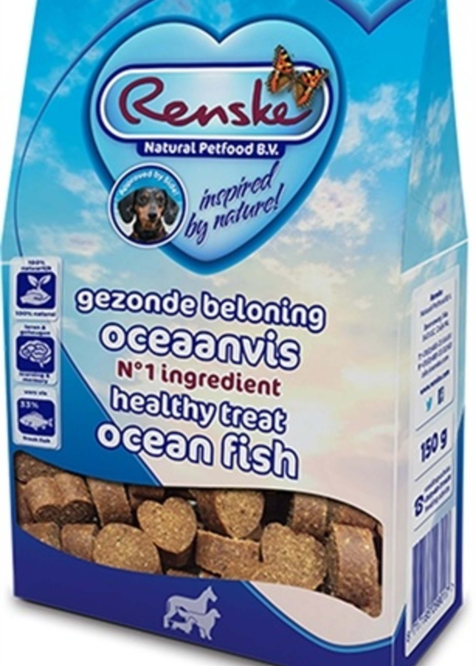 Renske Renske gezonde beloning hartjes vis