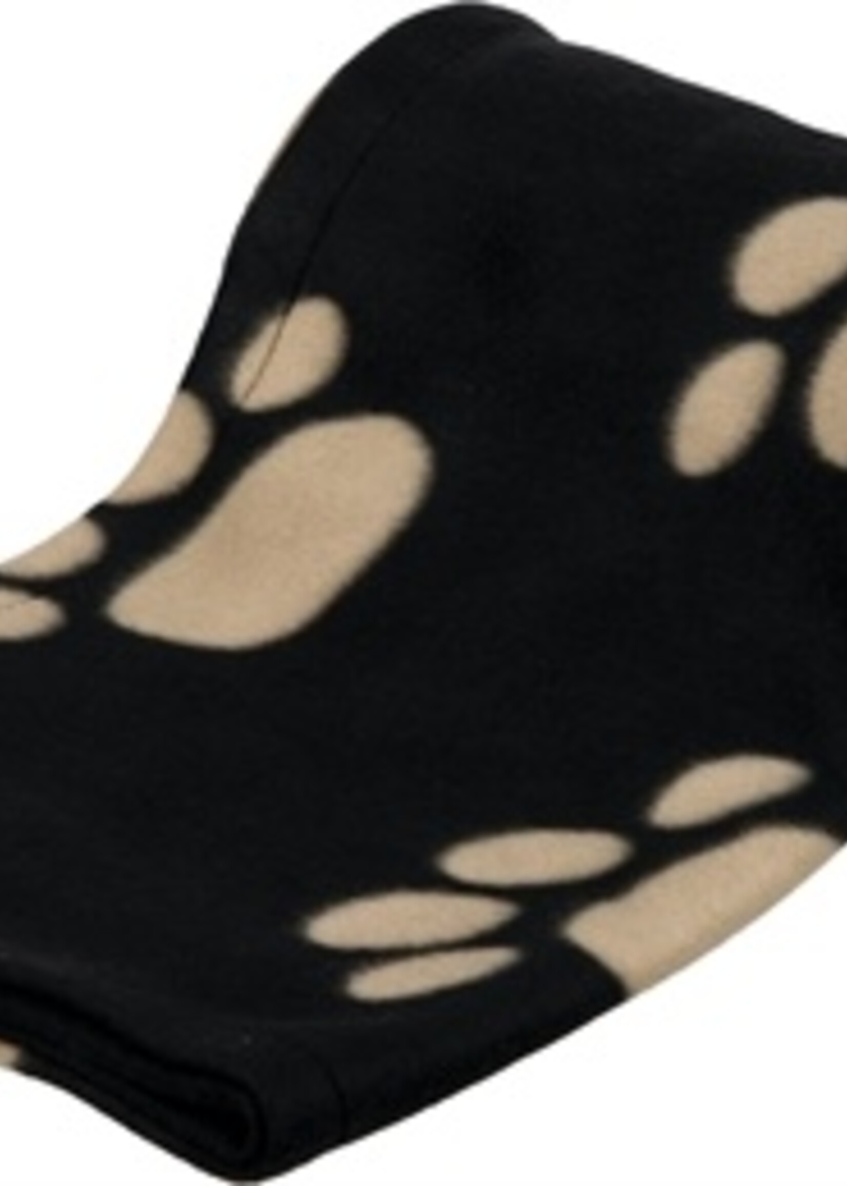 Trixie Trixie barney fleece hondendeken zwart/beige
