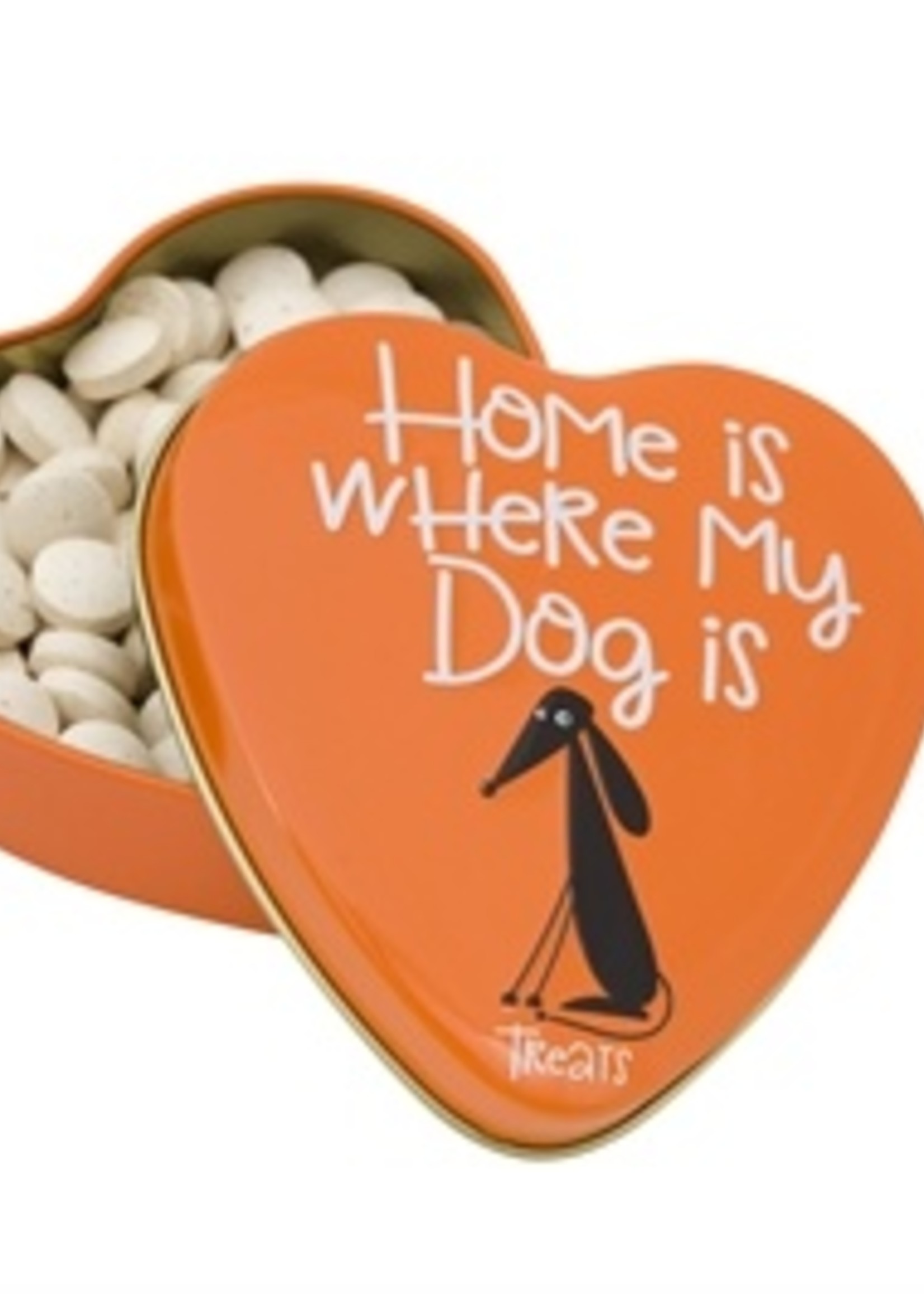 Sanal Sanal hartenblik home is where my dog is snoepjes