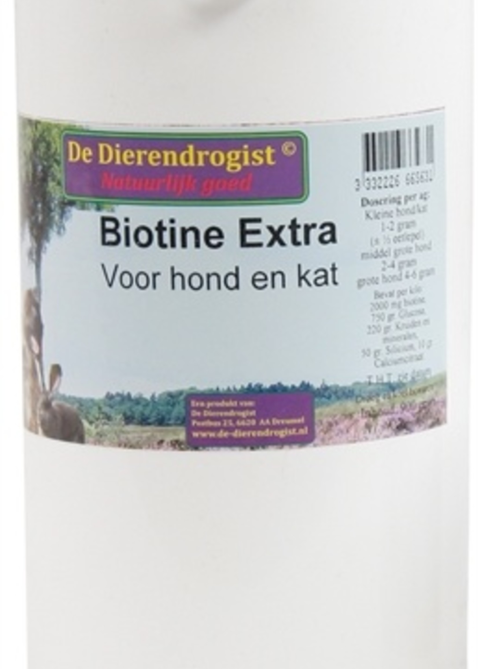 Dierendrogist Dierendrogist biotine poeder+kruiden hond/kat