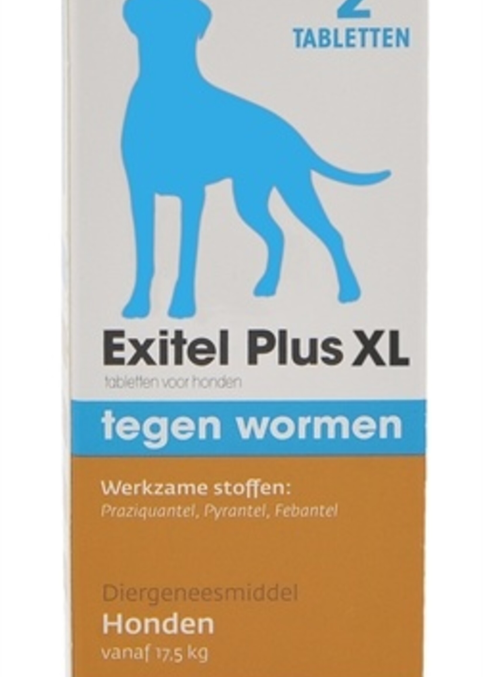 Exil Exitel plus hond no worm tabletten