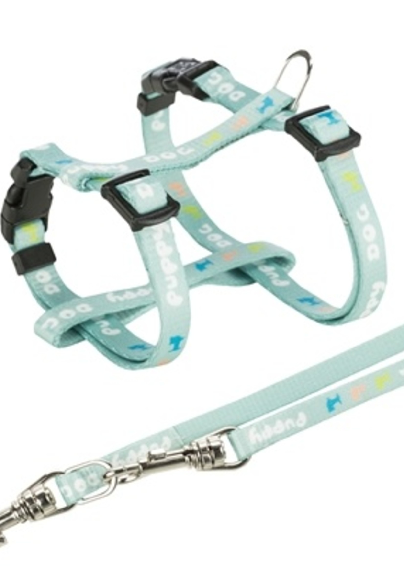 Trixie Trixie junior puppytuig met riem mintgroen