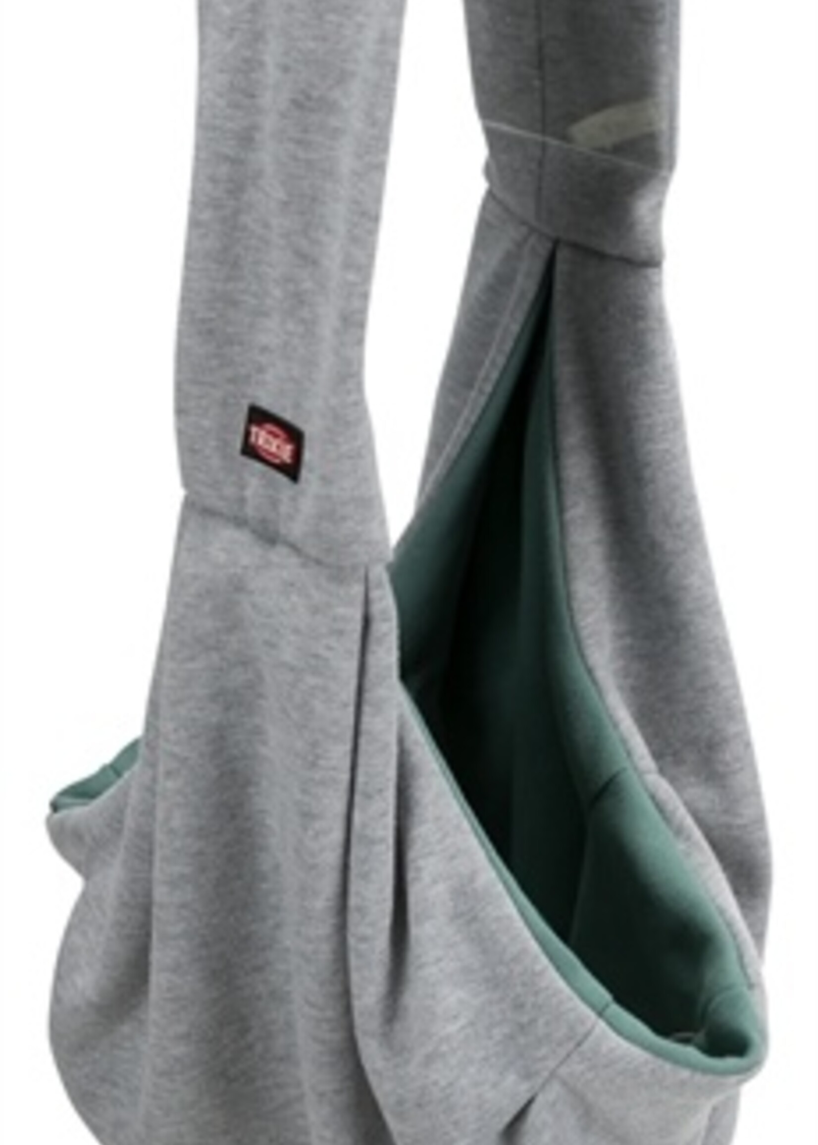 Trixie Trixie junior hondentas buikdrager lichtgrijs / mintgroen