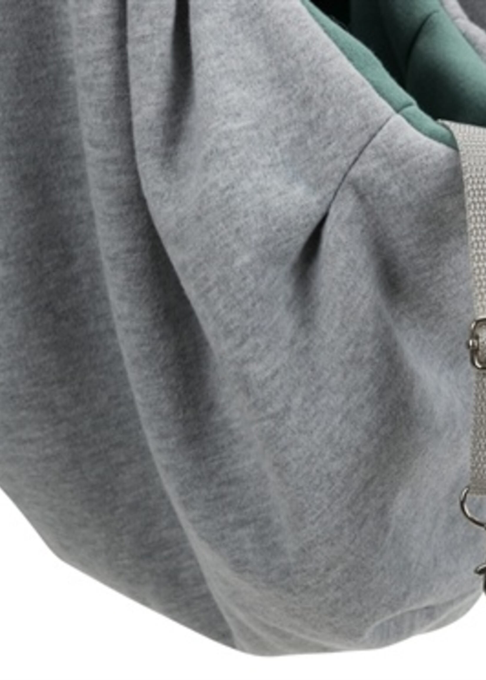 Trixie Trixie junior hondentas buikdrager lichtgrijs / mintgroen