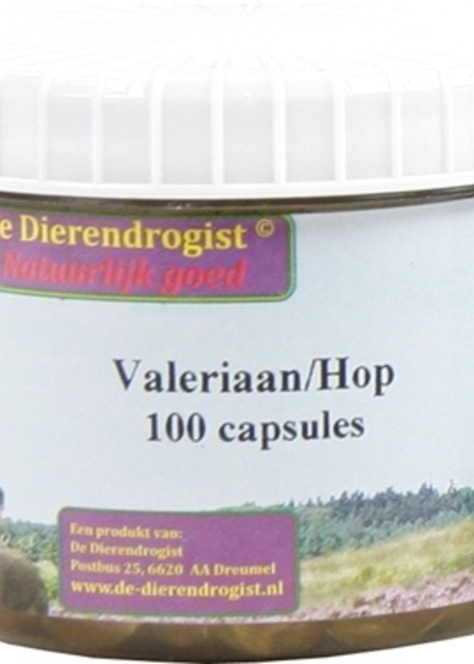 Dierendrogist Dierendrogist valeriaan/hop capsules