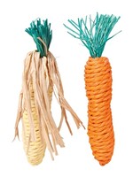 Trixie Trixie wortel en maiskolf met stro