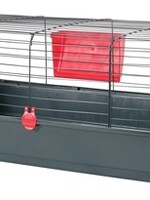 Zolux Zolux knaagdierkooi classic 100 grijs / rood