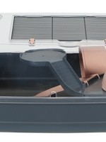 Zolux Zolux knaagdierkooi indoor2 vision hamster grijs / roze