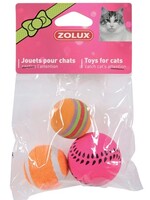 Zolux Zolux kattenspeelgoed ballen assorti