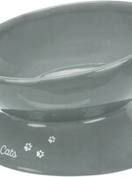 Trixie Trixie voerbak kat xxl keramiek verhoogd grijs