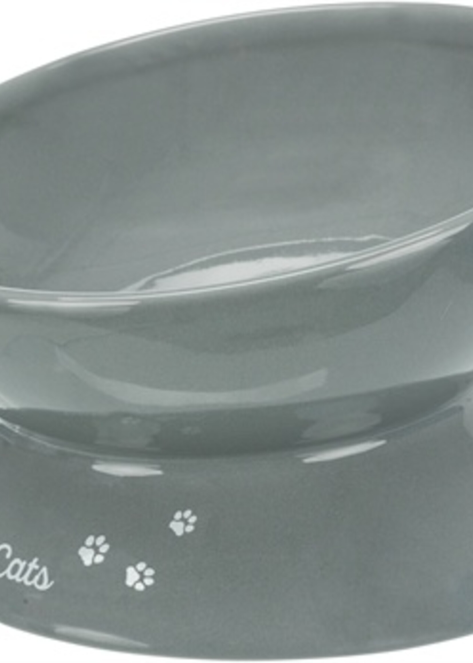 Trixie Trixie voerbak kat xxl keramiek verhoogd grijs