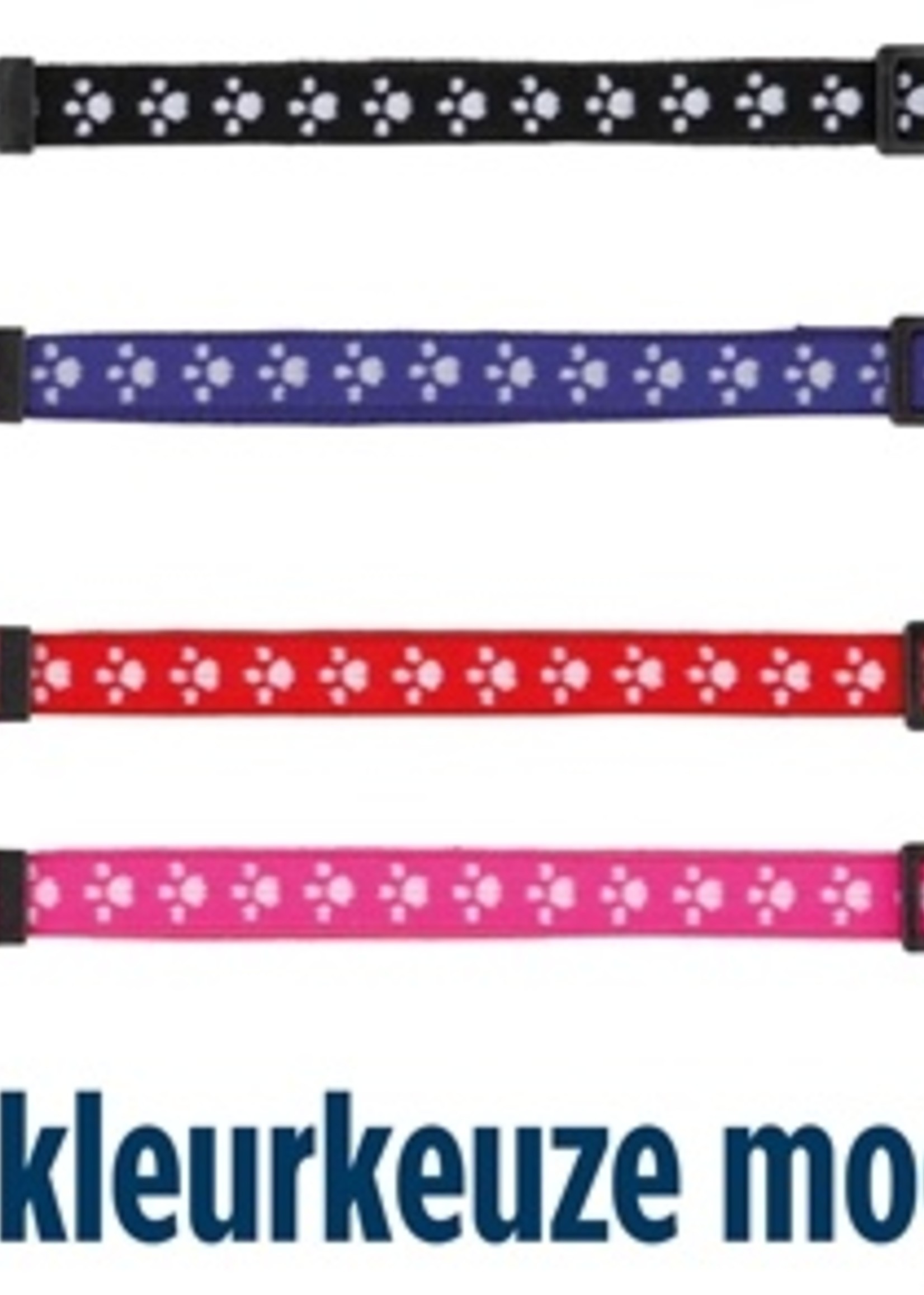 Trixie Trixie halsband kat print poot elastisch assorti