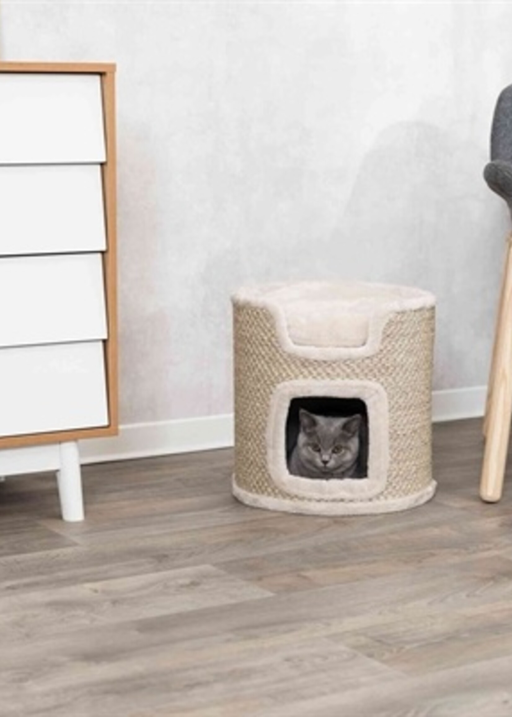 Trixie Trixie krabton ria krabpaal lichtgrijs/natuur