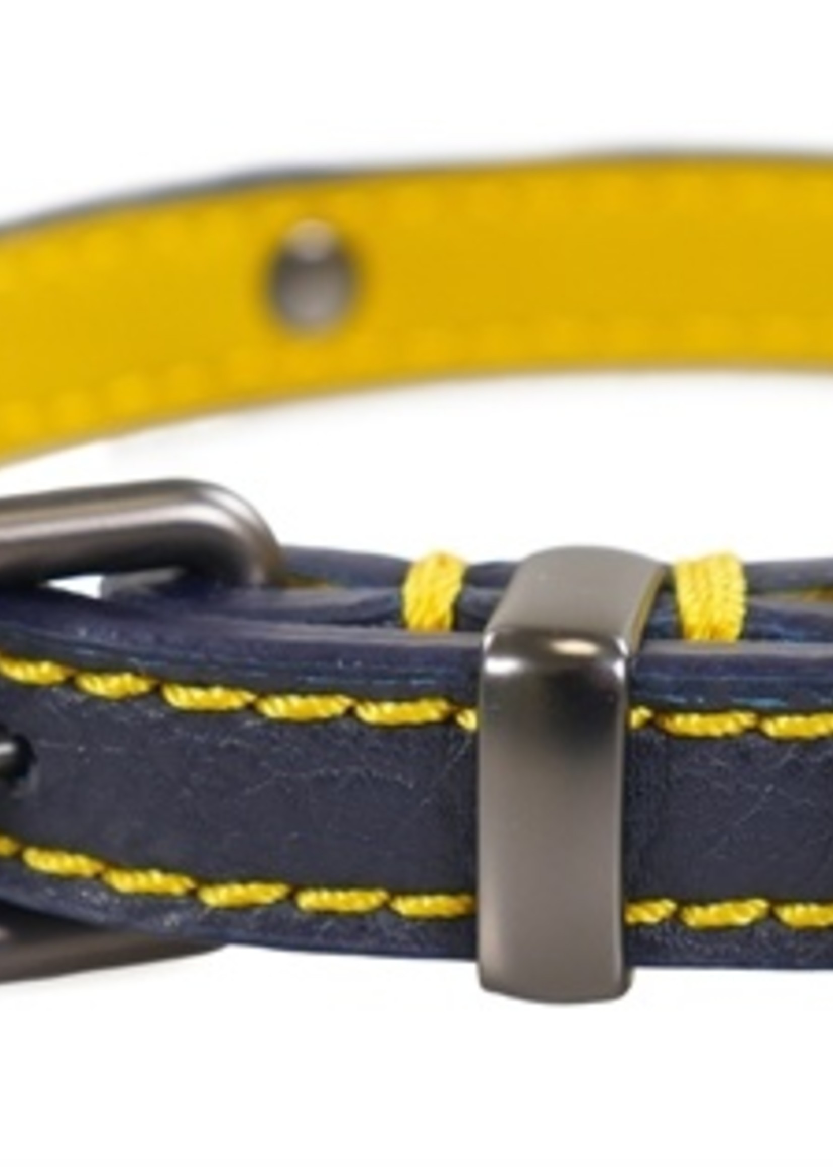 Joules Joules halsband hond leer navy