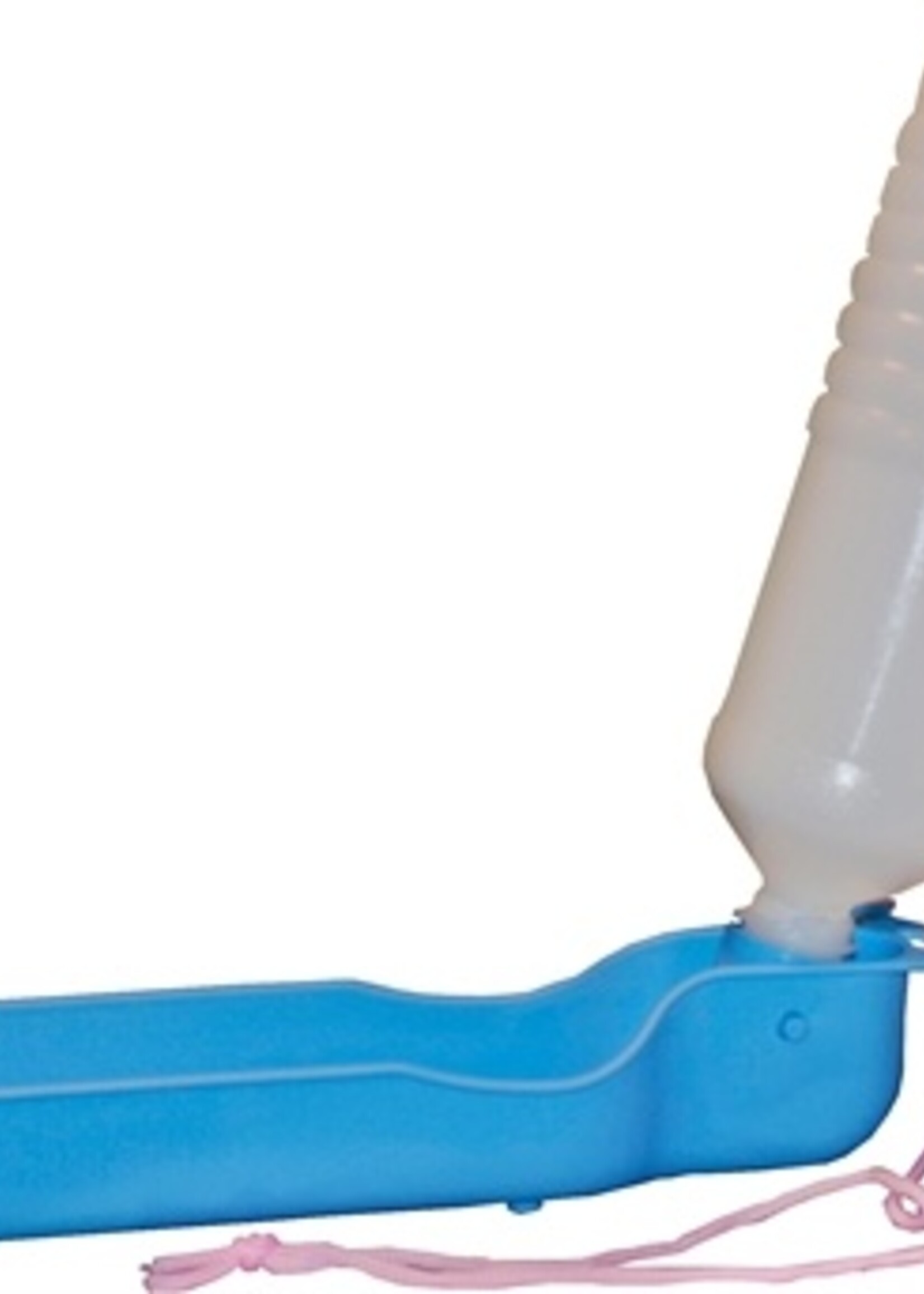 Merkloos Drinkfles met koord draagbaar