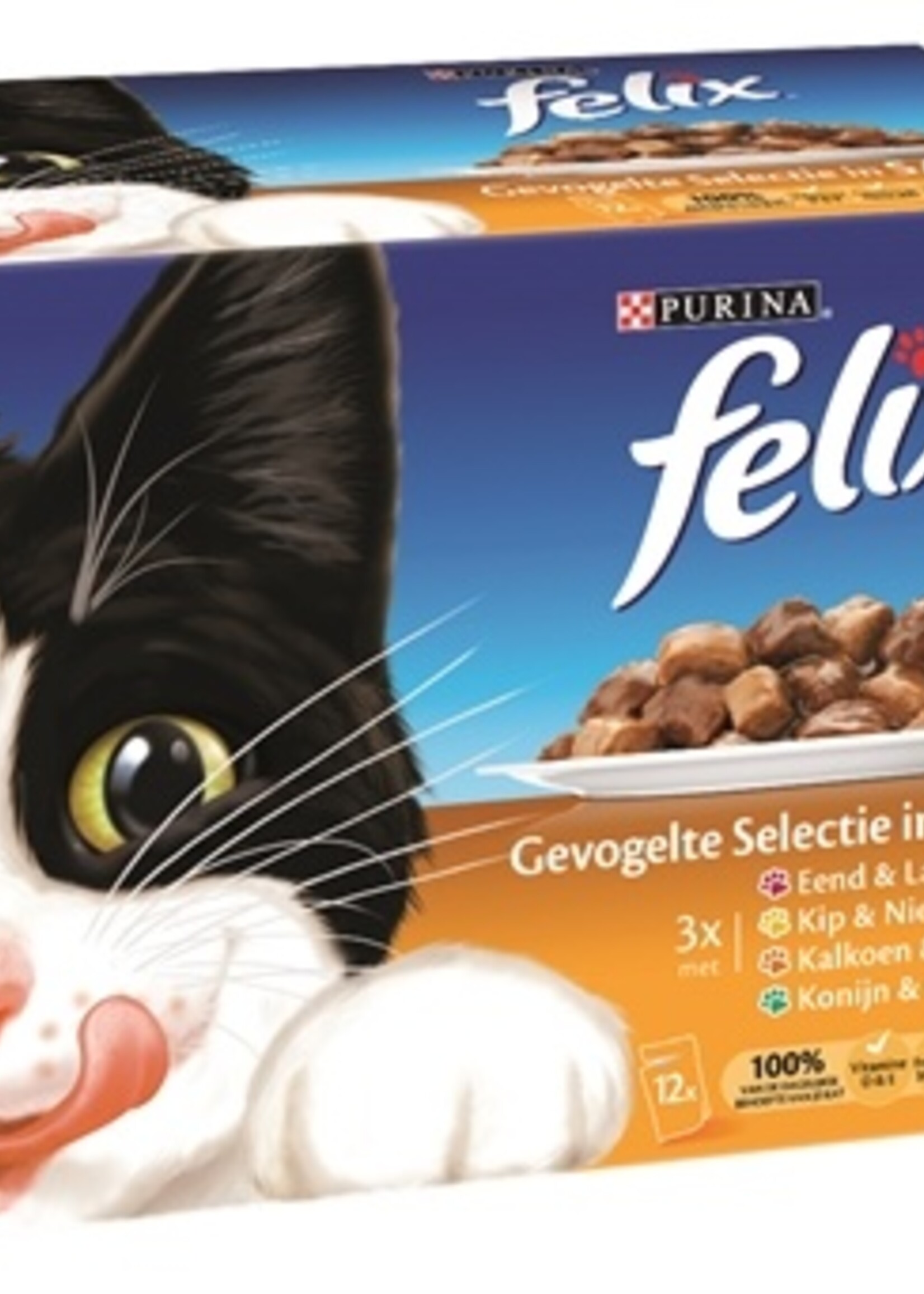 Felix Felix pouch gevogelte selectie in saus