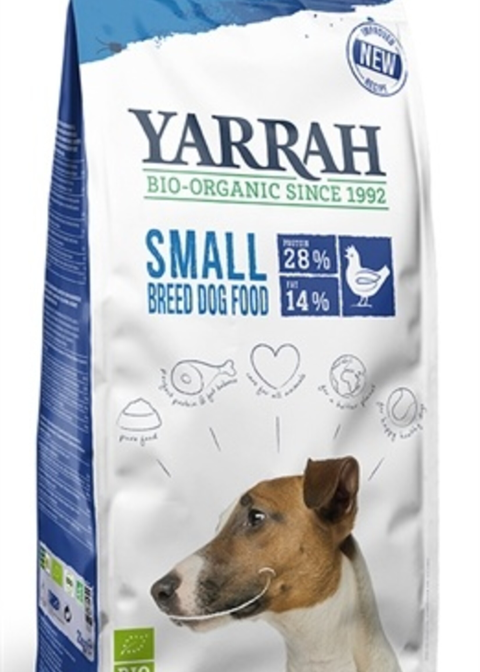 Yarrah Yarrah dog biologische brokken small breed kip