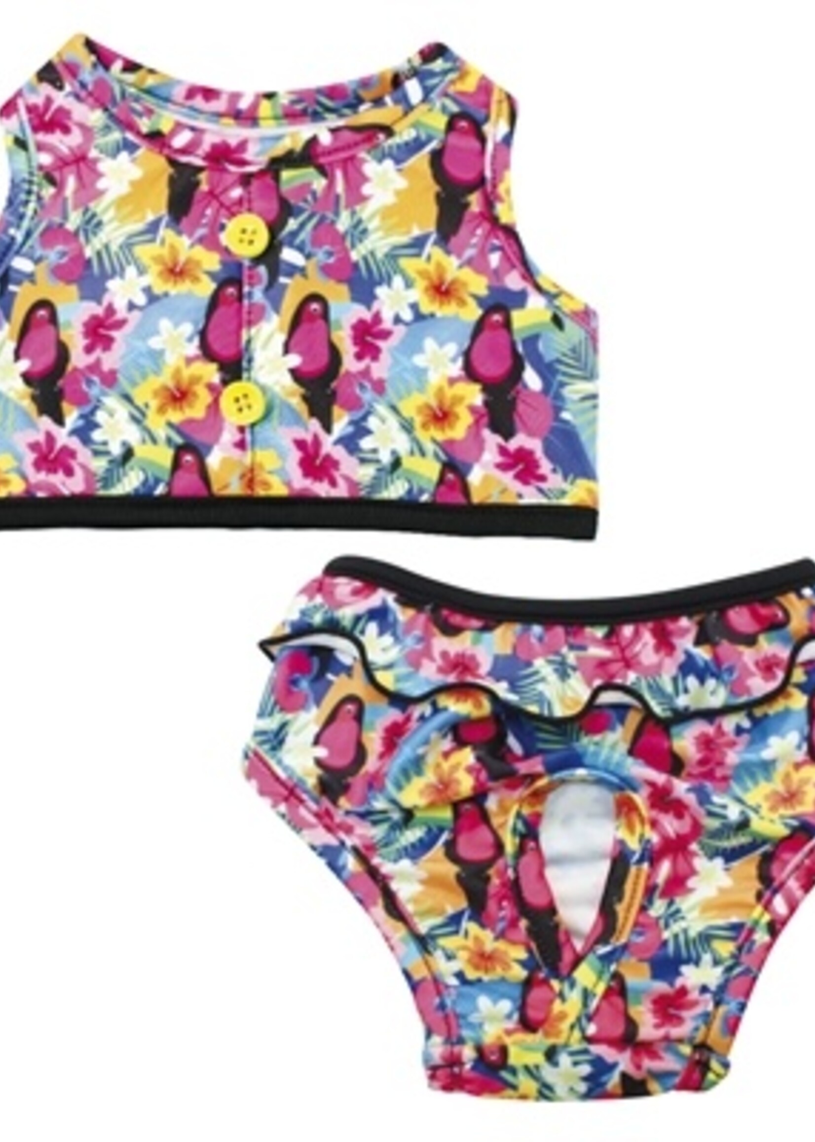 Croci Croci bikini toucan roze
