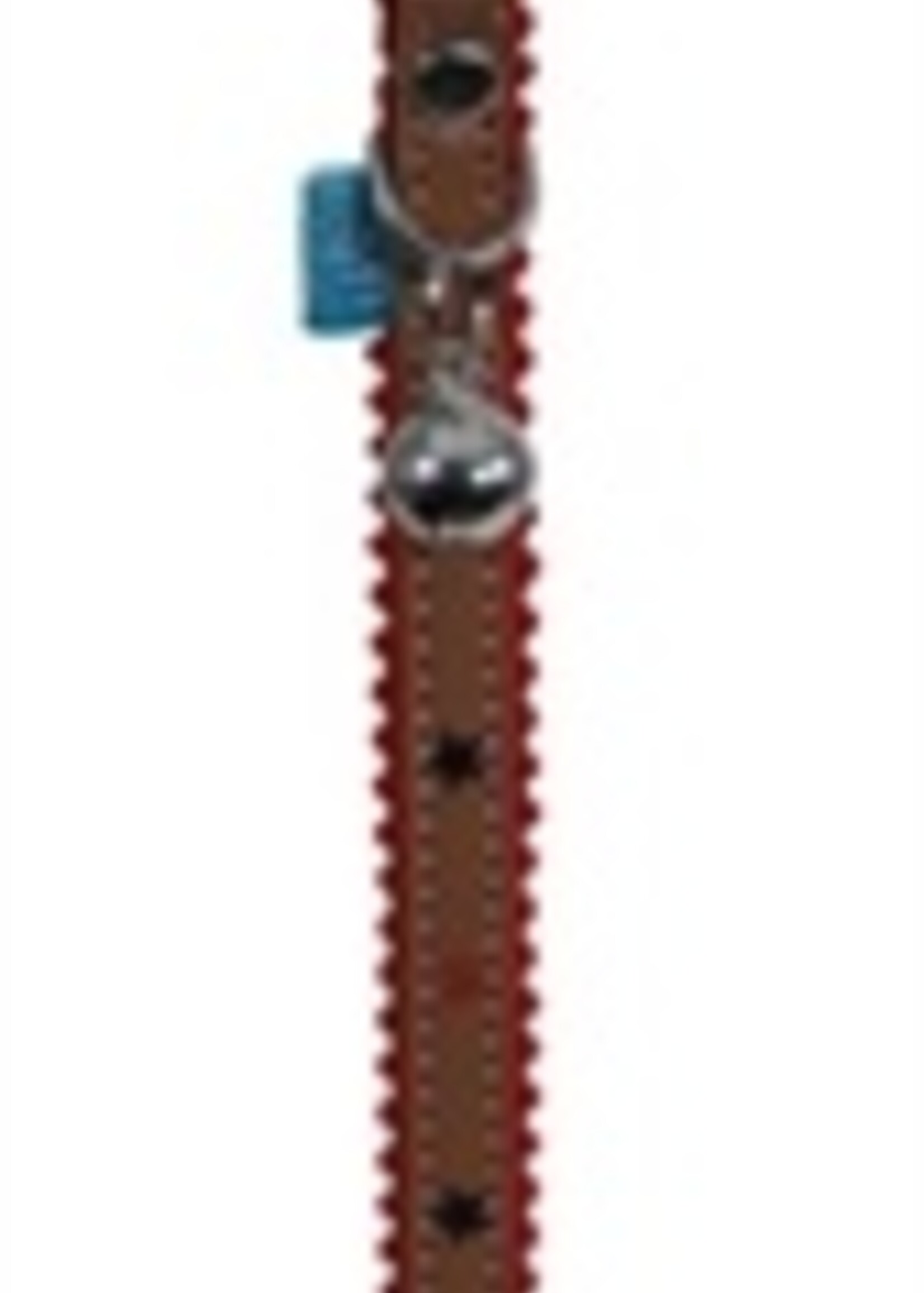 Lief! Lief! kattenhalsband uni met elastiek bruin