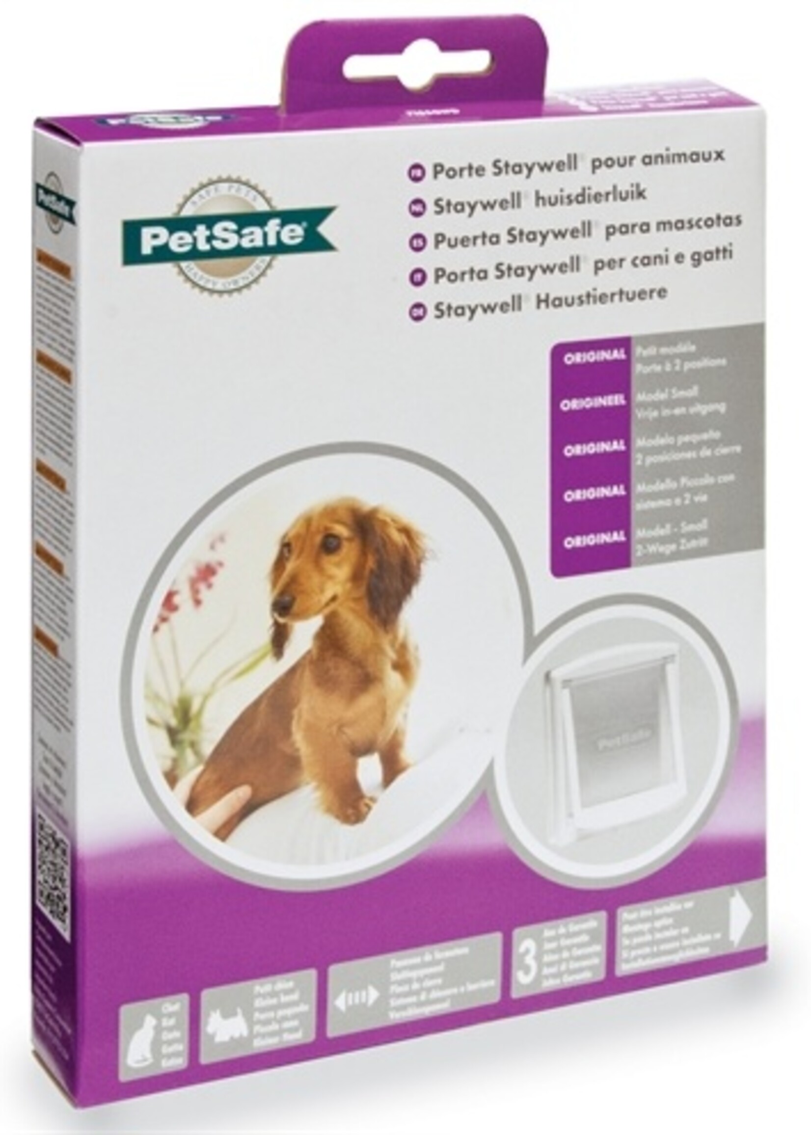 Petsafe Petsafe kattenluik small wit/transparant