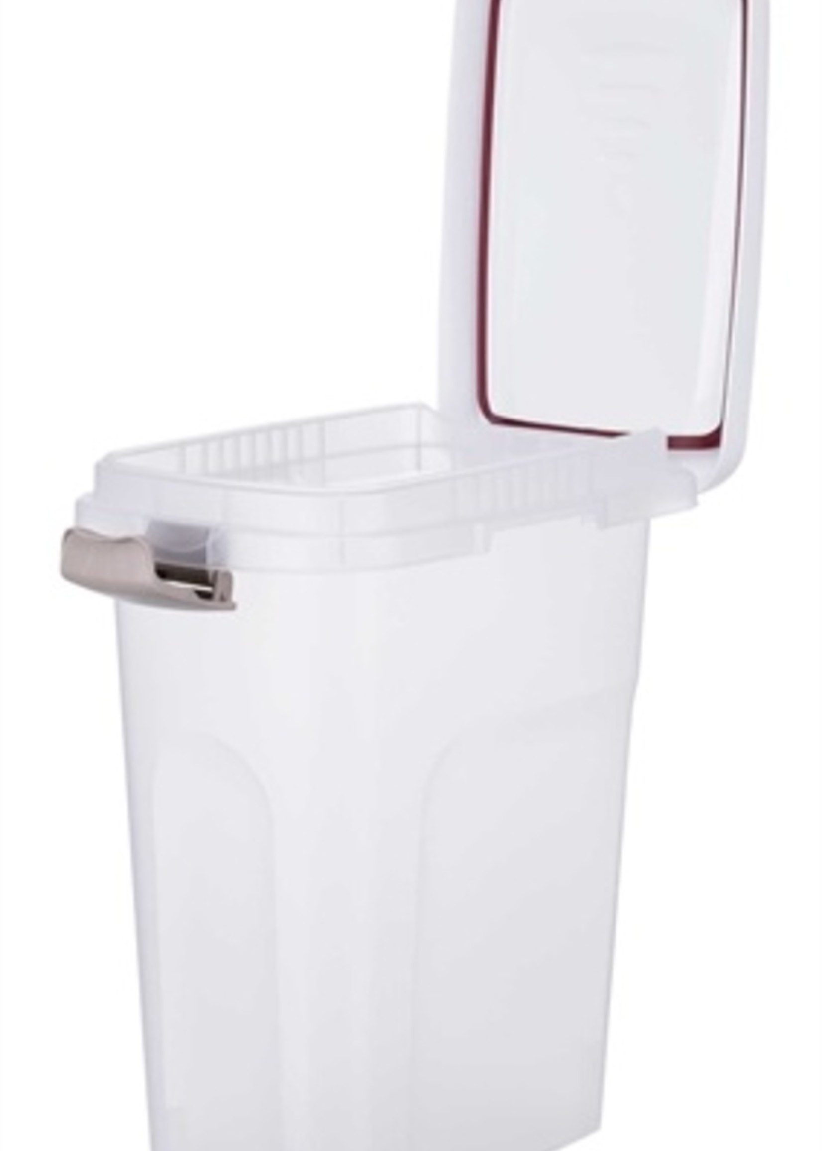 Trixie Trixie voerton luchtdicht afsluitbaar kunststof transparant wit / wit