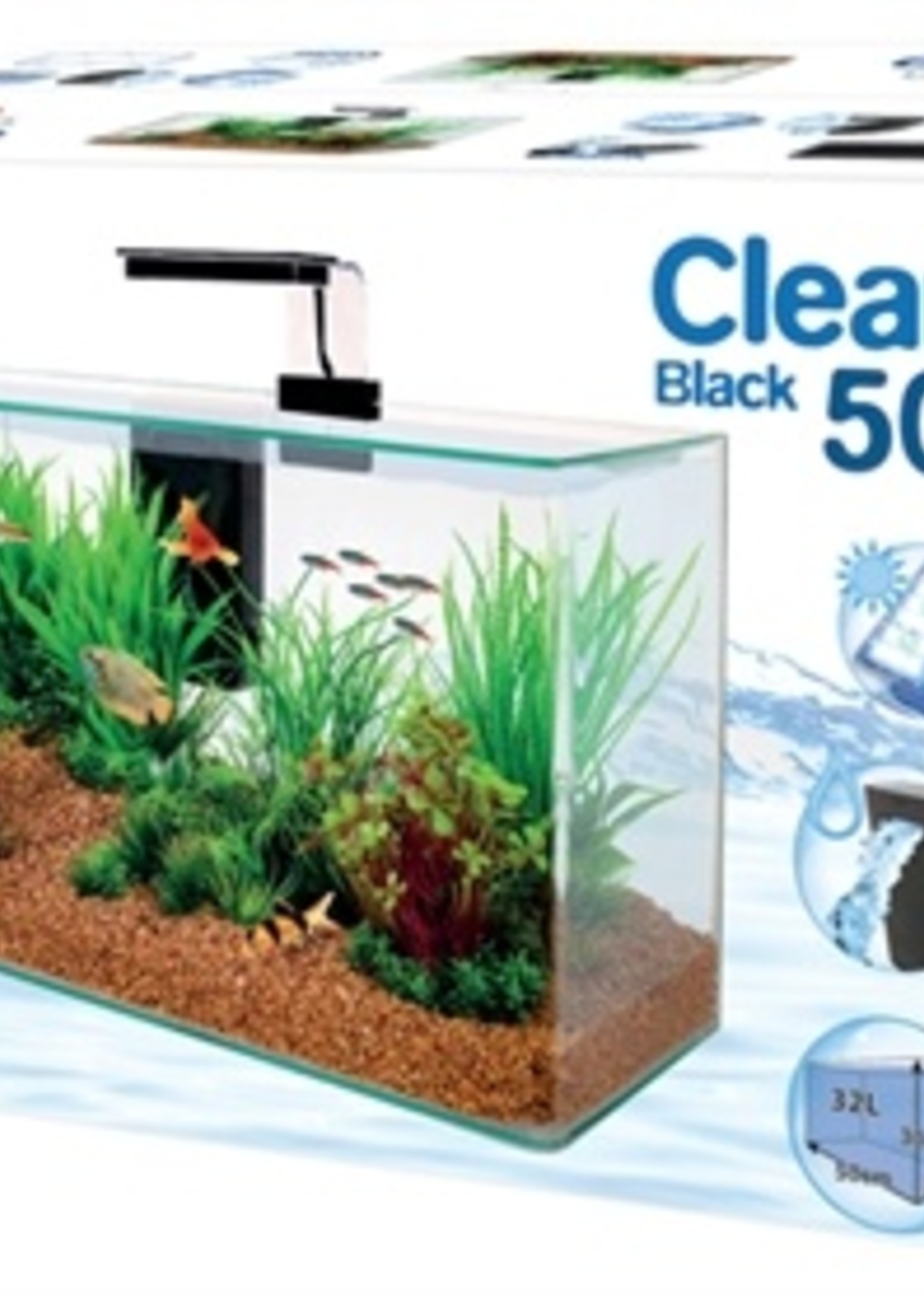 Zolux Zolux aquarium clear kit zwart