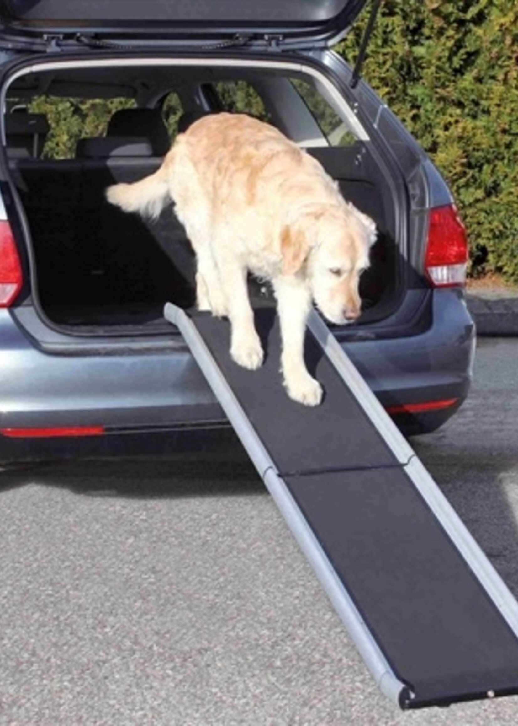 Trixie Trixie loopplank petwalk inklapbaar zwart / grijs