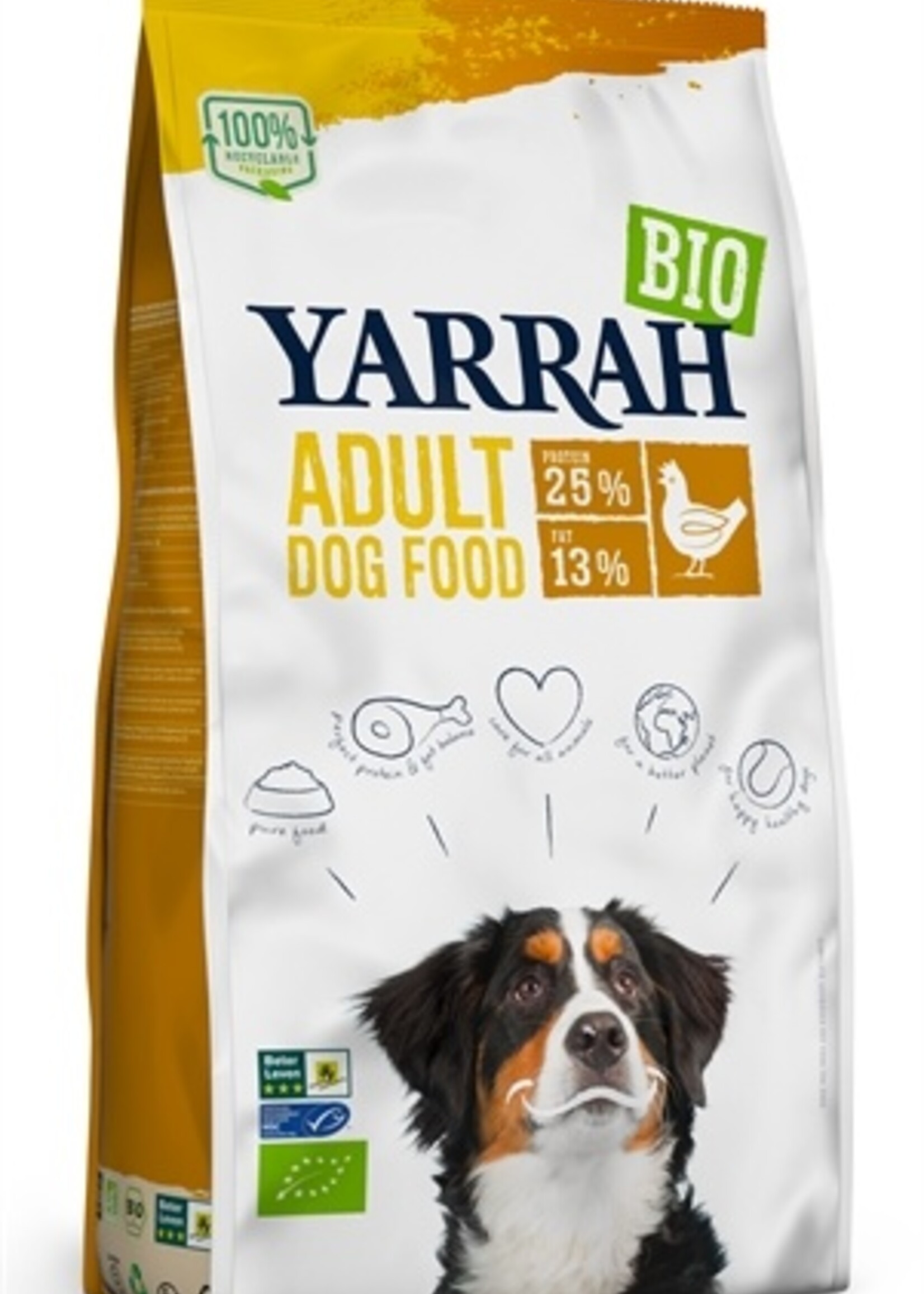 Yarrah Yarrah dog 100% biologische brok kip