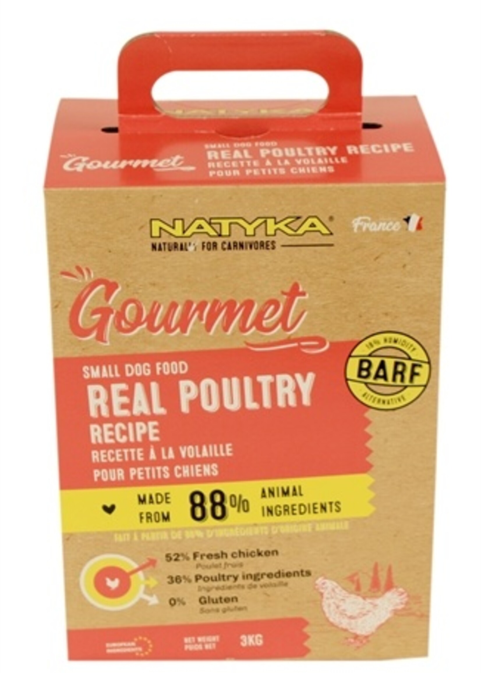 Natyka Natyka gourmet adult small breed poultry