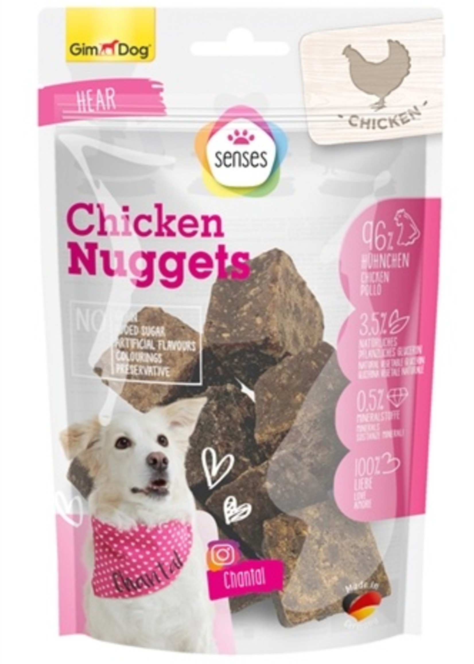 Gimborn Gimdog senses pure chicken nuggets