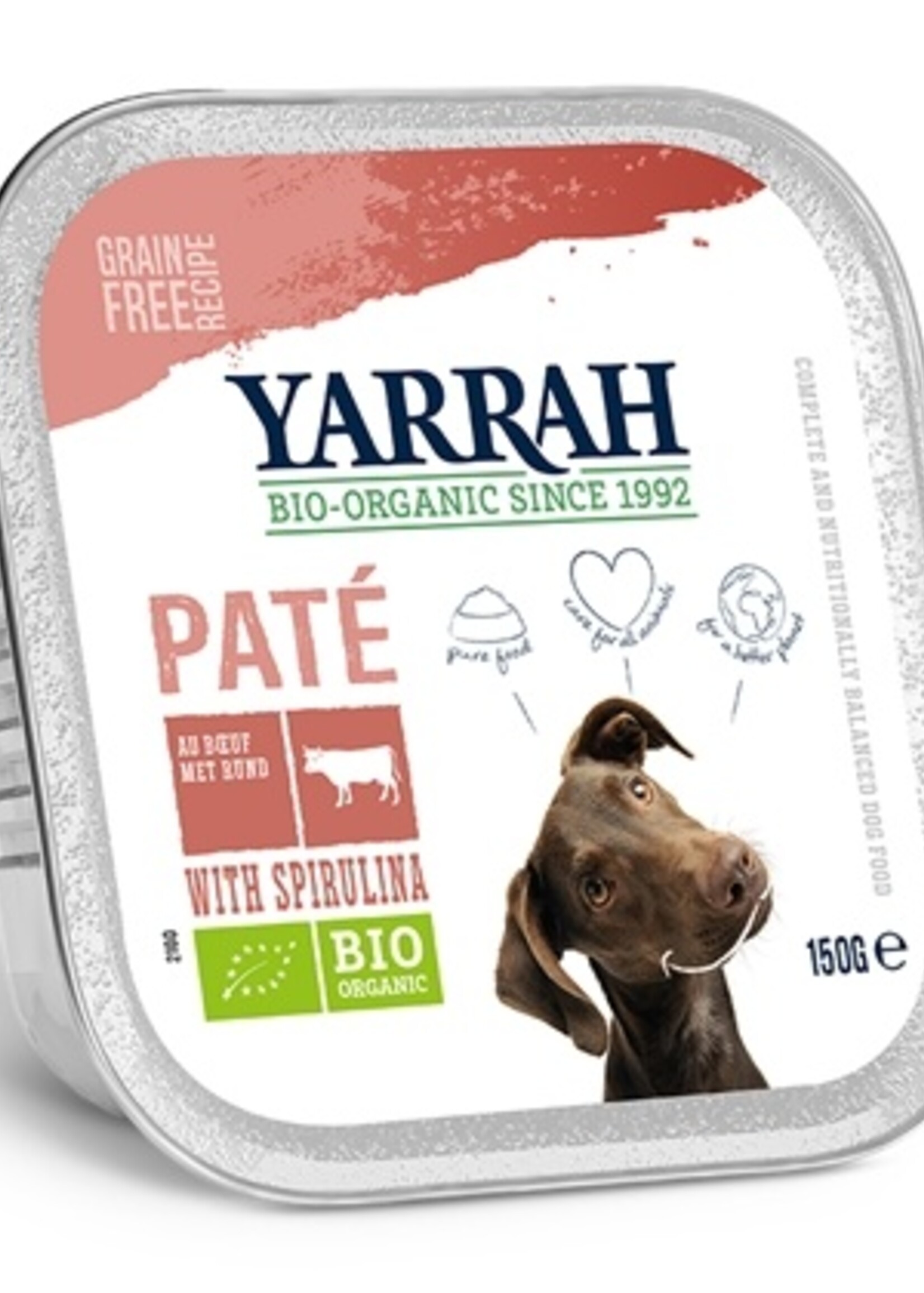 Yarrah Yarrah dog alu pate rund / spirulina graanvrij
