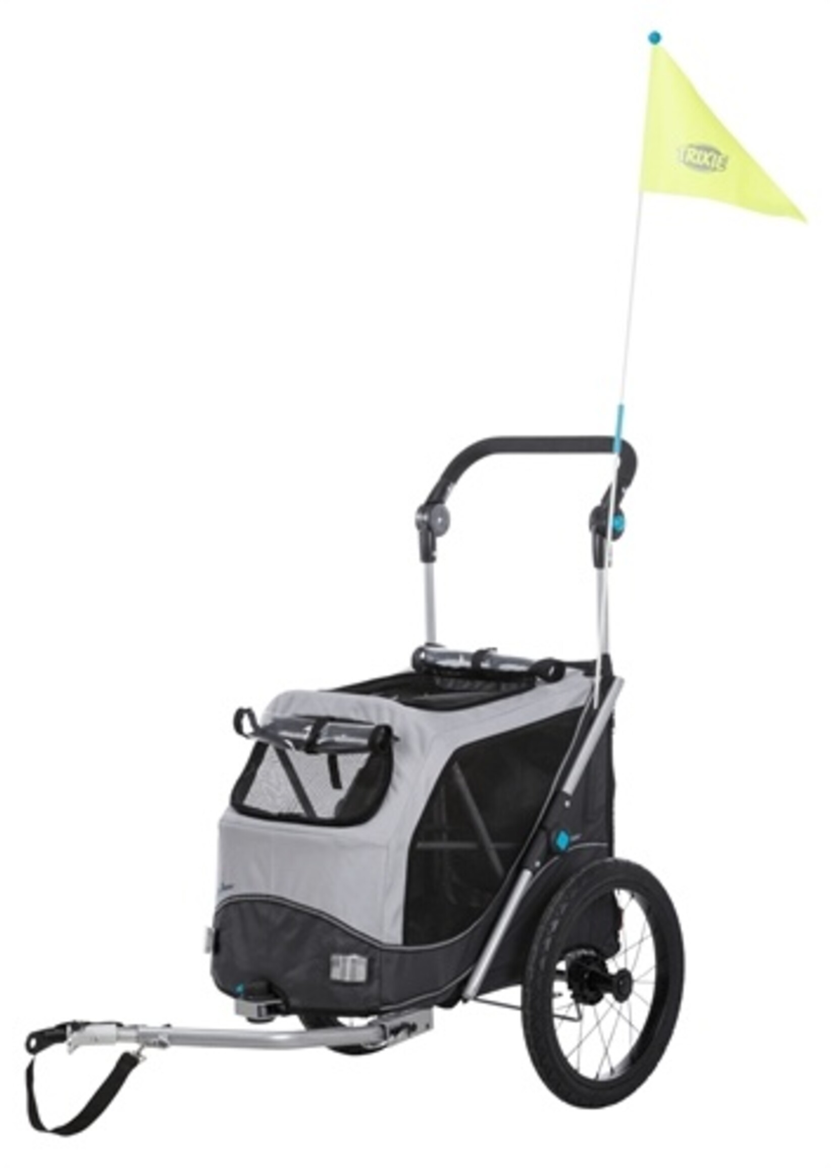 Trixie Trixie hondenfietskar opvouwbaar grijs