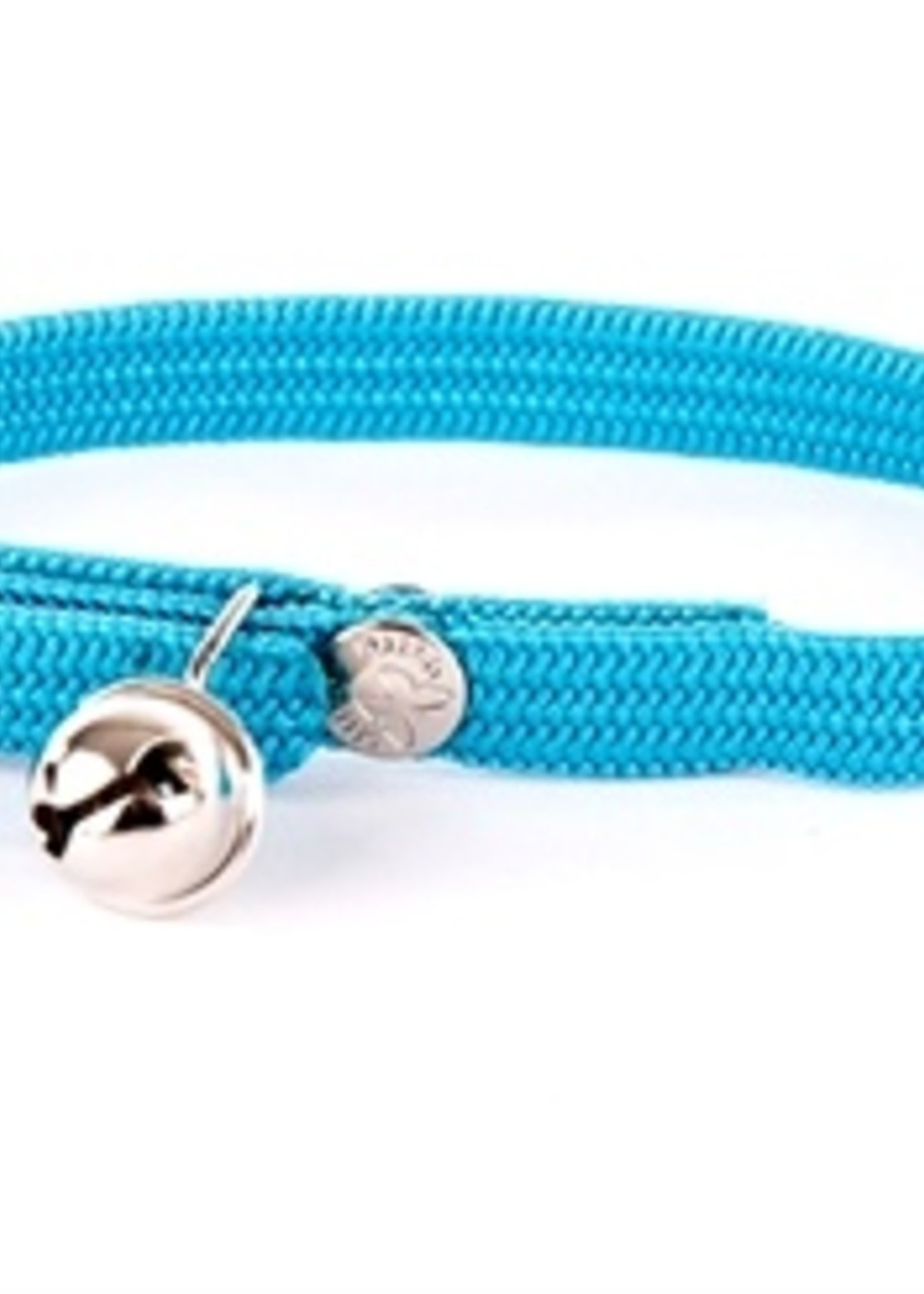 Martin sellier Halsband kat elastisch nylon turquoise