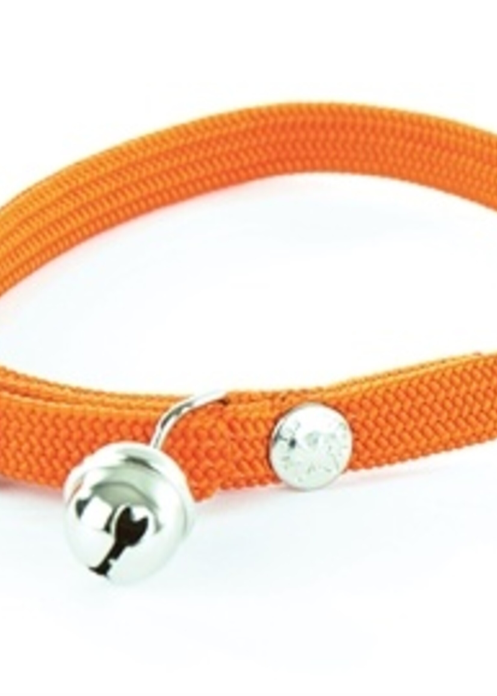 Martin sellier Halsband kat elastisch nylon oranje
