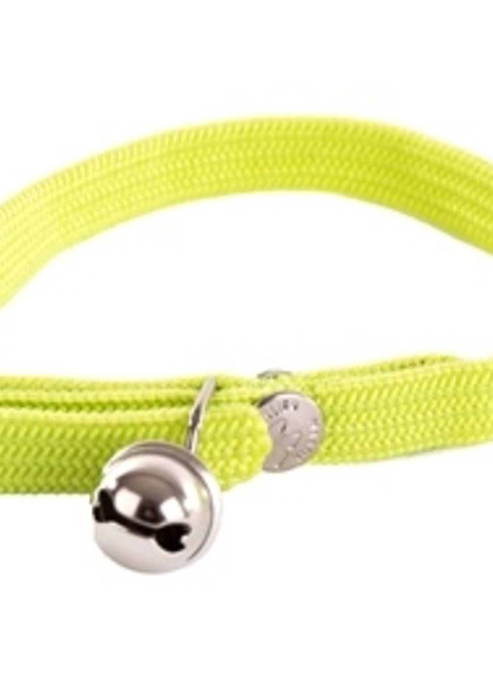 Martin sellier Halsband kat elastisch nylon groen