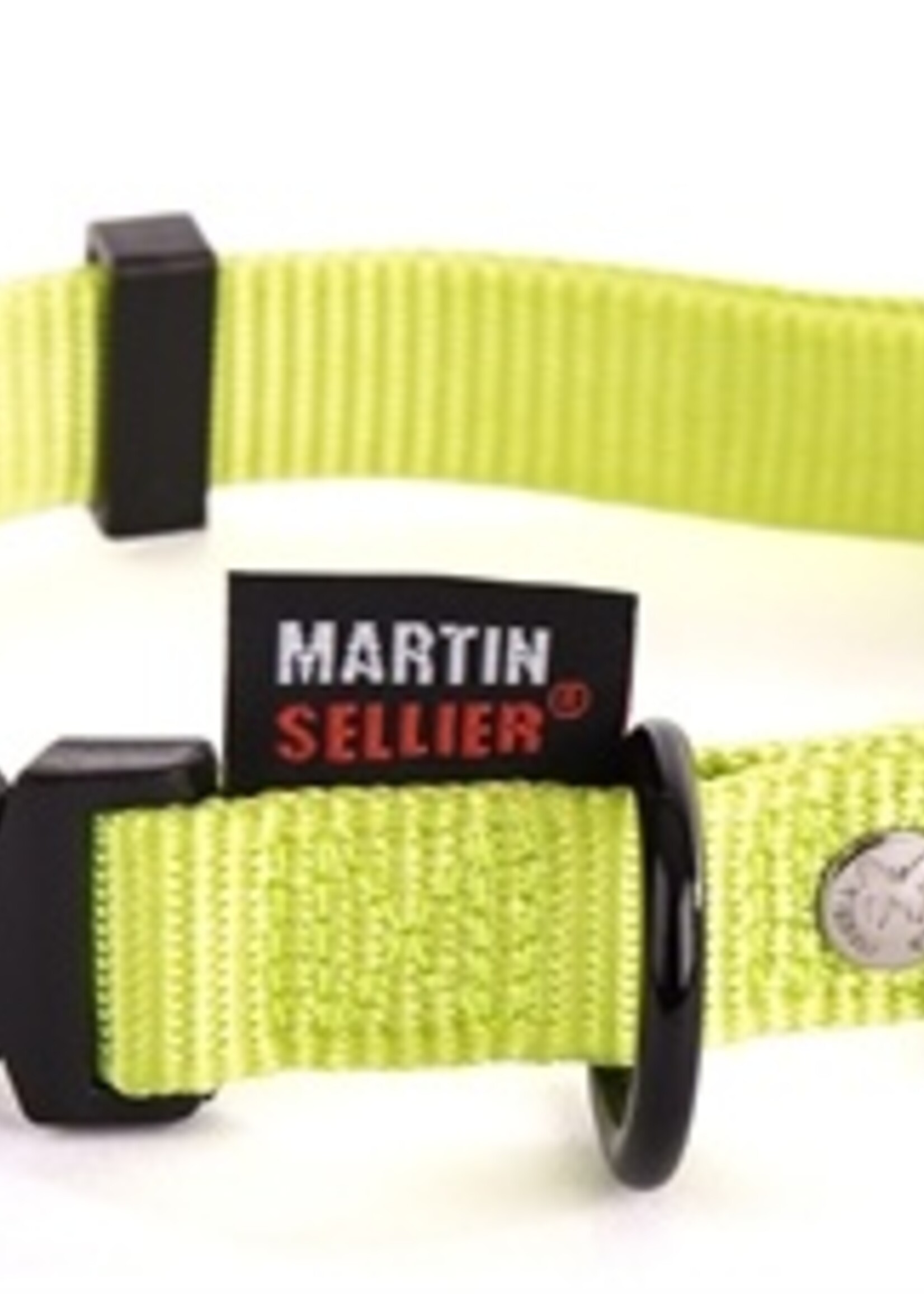 Martin sellier Martin sellier halsband nylon groen verstelbaar
