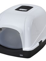 Ebi Ebi overdekt kattenbak eclipse 70 charcoal zwart