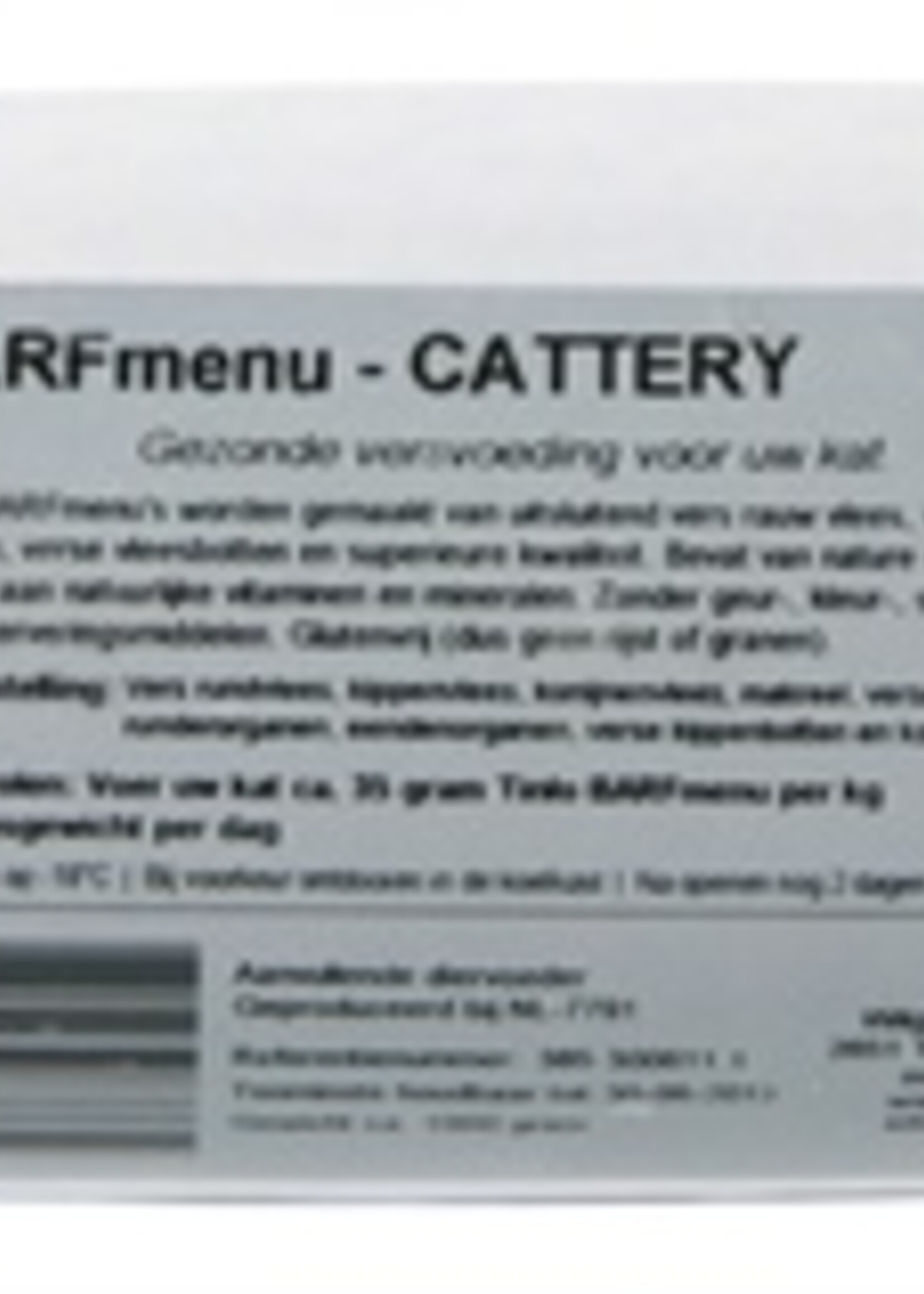 Barfmenu Barfmenu cattery kattenvoer