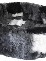 Petcomfort Petcomfort hondenmand bont lapjesdeken grijs